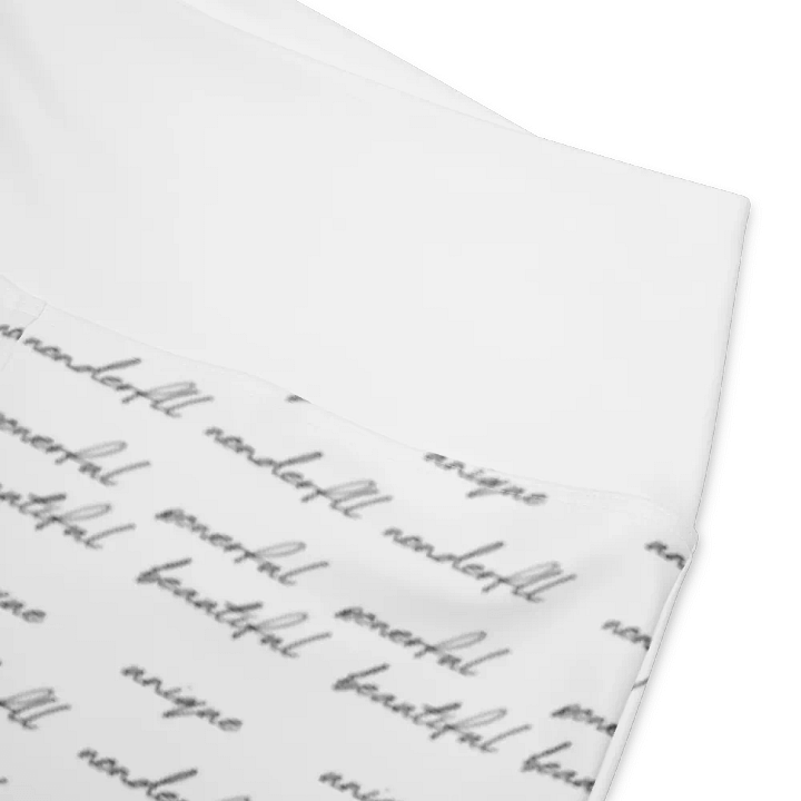 "Beautiful, Unique, Wonderful, Powerful" Affirmation Flare Pants product image (1)