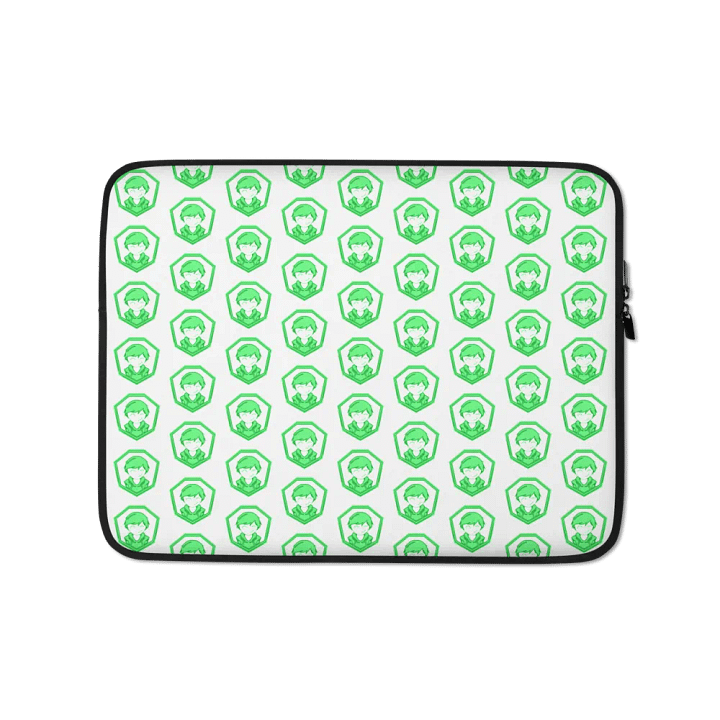 mythcafe 9 month sub badge laptop case product image (1)