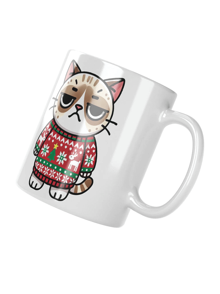 Unimpressed Cat Christmas Mug product image (2)