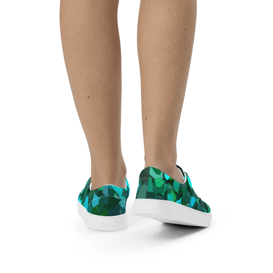 Green Leaves Chromatic Canopy Lace-Up Sneakers product image (10)