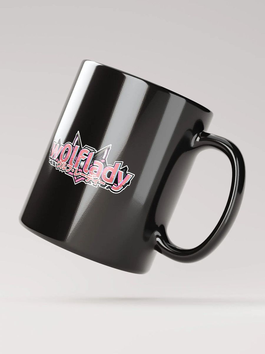 Crying Wolfie Black Glossy Mug product image (4)