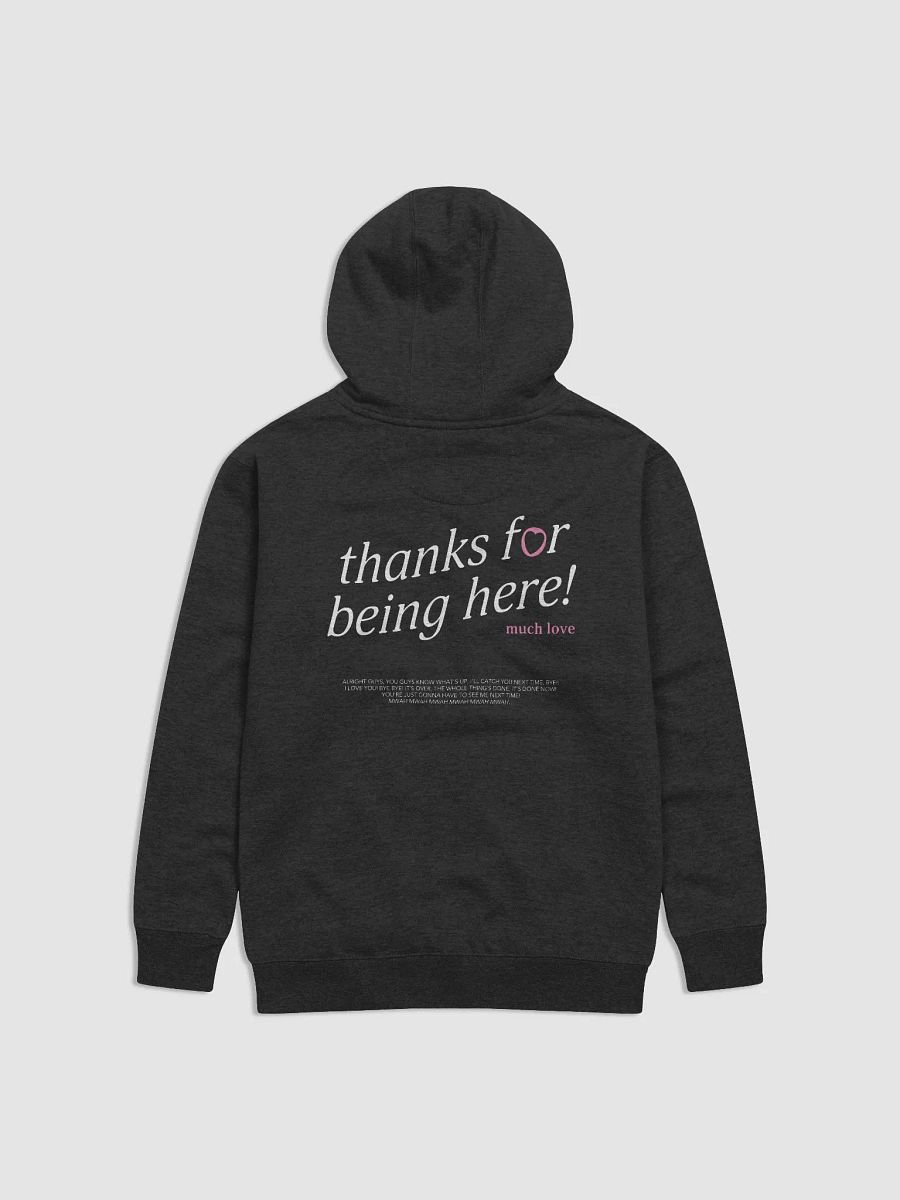 thanks for being here! Hoodie (Pink) product image (3)