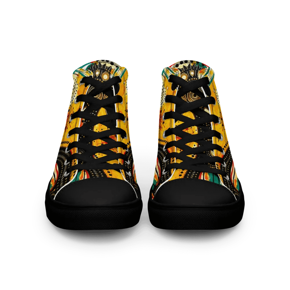 Women's Yogi Muse Abstract Art Painted High Tops product image (5)