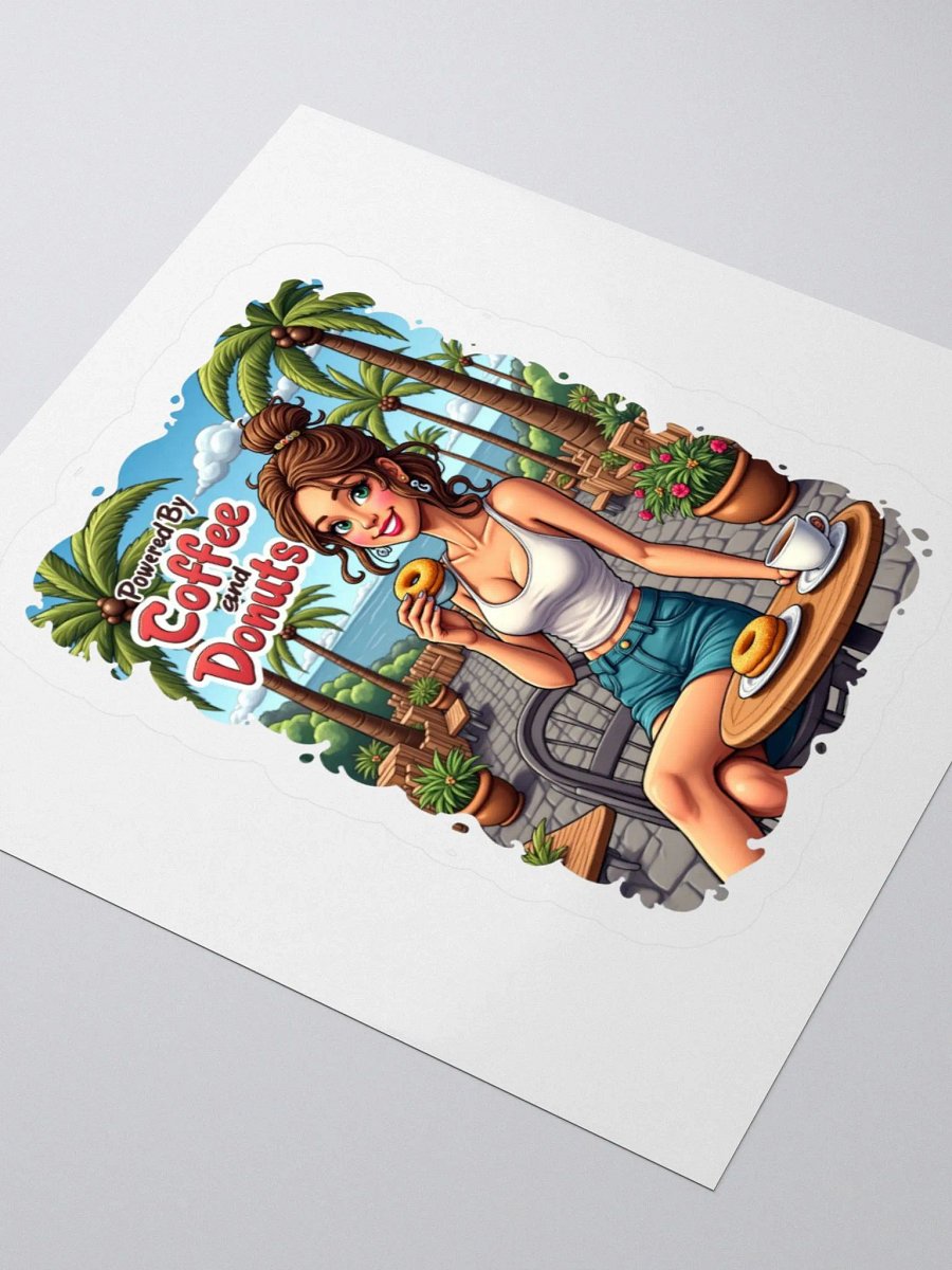 Coffee & Donuts Vibes Sticker Pack product image (7)