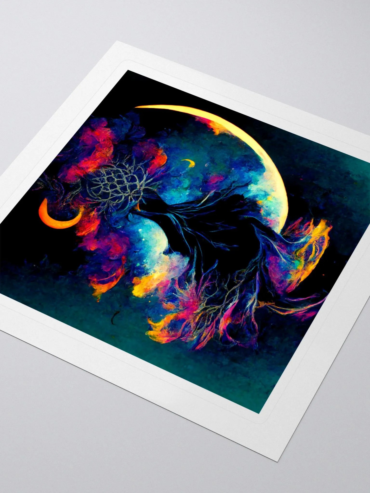 Mystical Moonlight Kiss Cut Stickers product image (3)