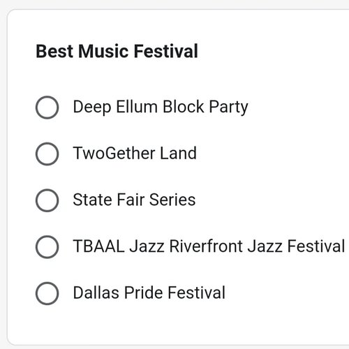 Vote for us at the @dallasentertainmentawards