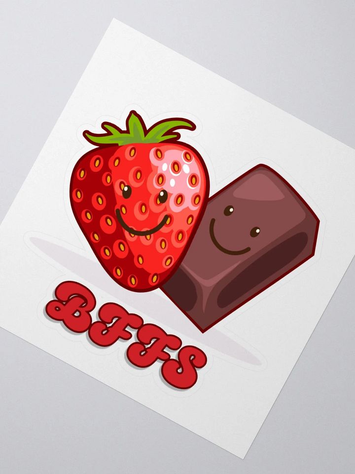 BFFs Chocolate and Strawberry Sticker product image (2)