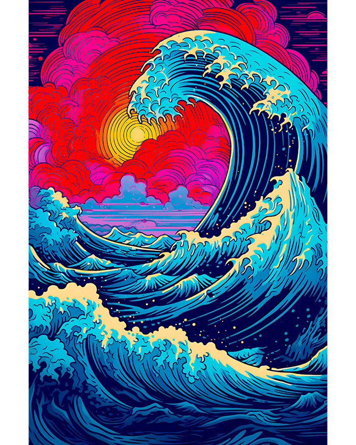 Kanagawa Wave Poster product image (1)
