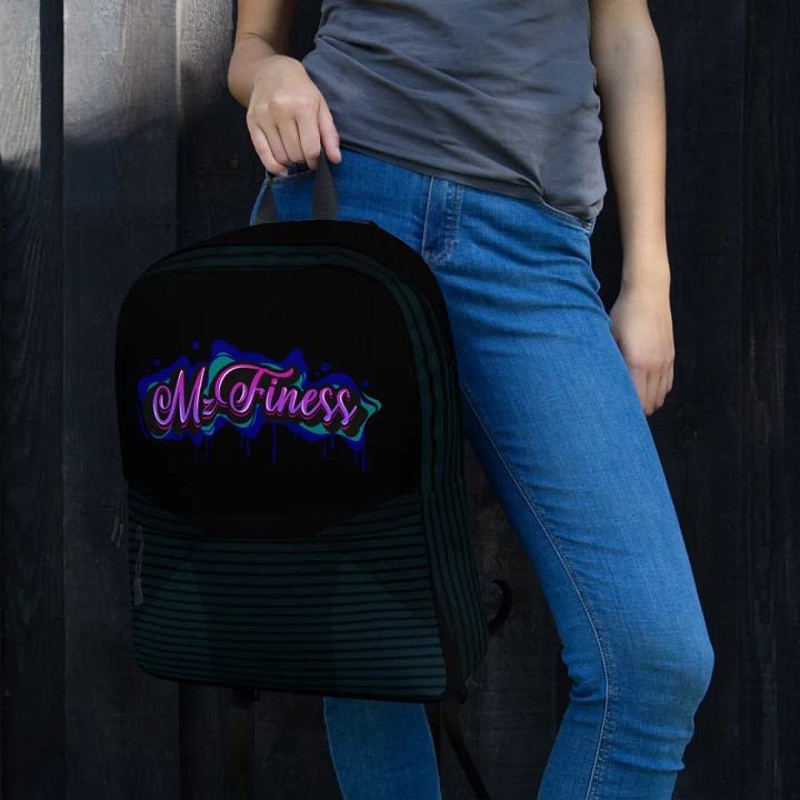 Neon Glow MzFiness Backpack product image (1)