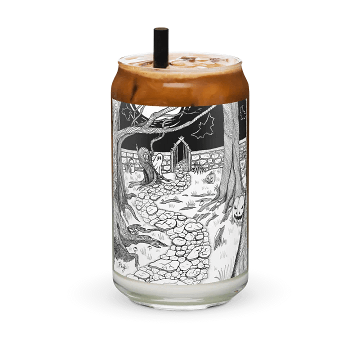 Ghost Gateway can-shaped glass product image (2)
