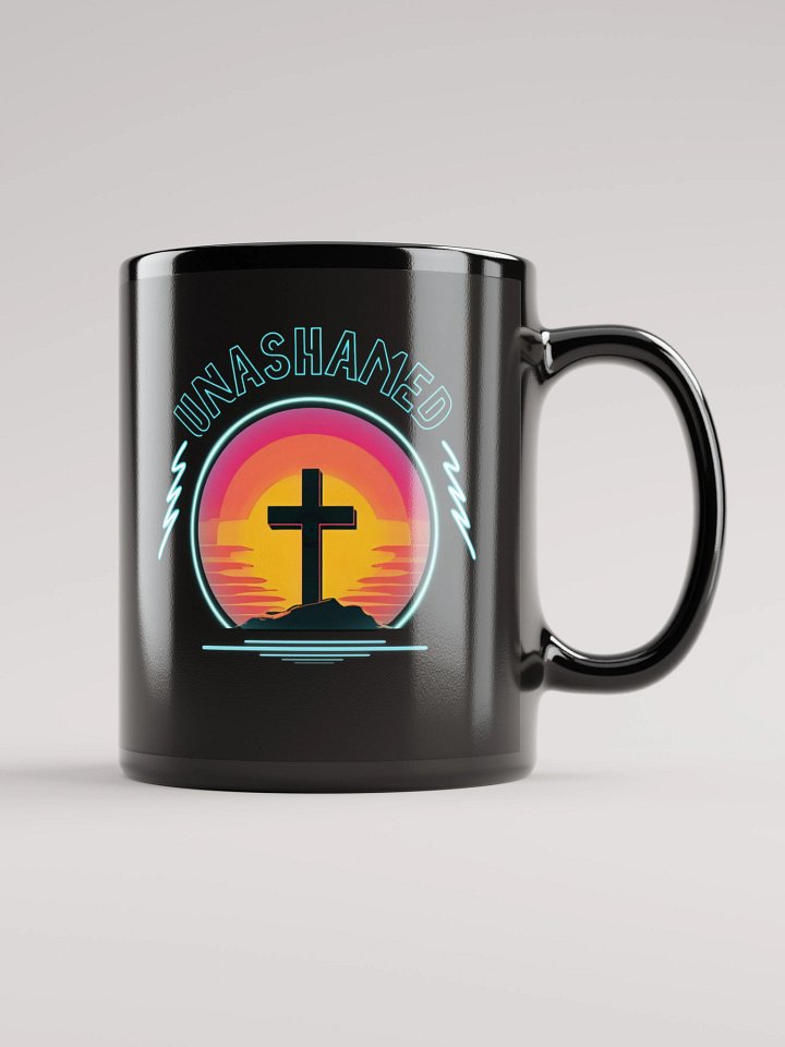 Unashamed Neon Mug - Glossy Black product image (1)