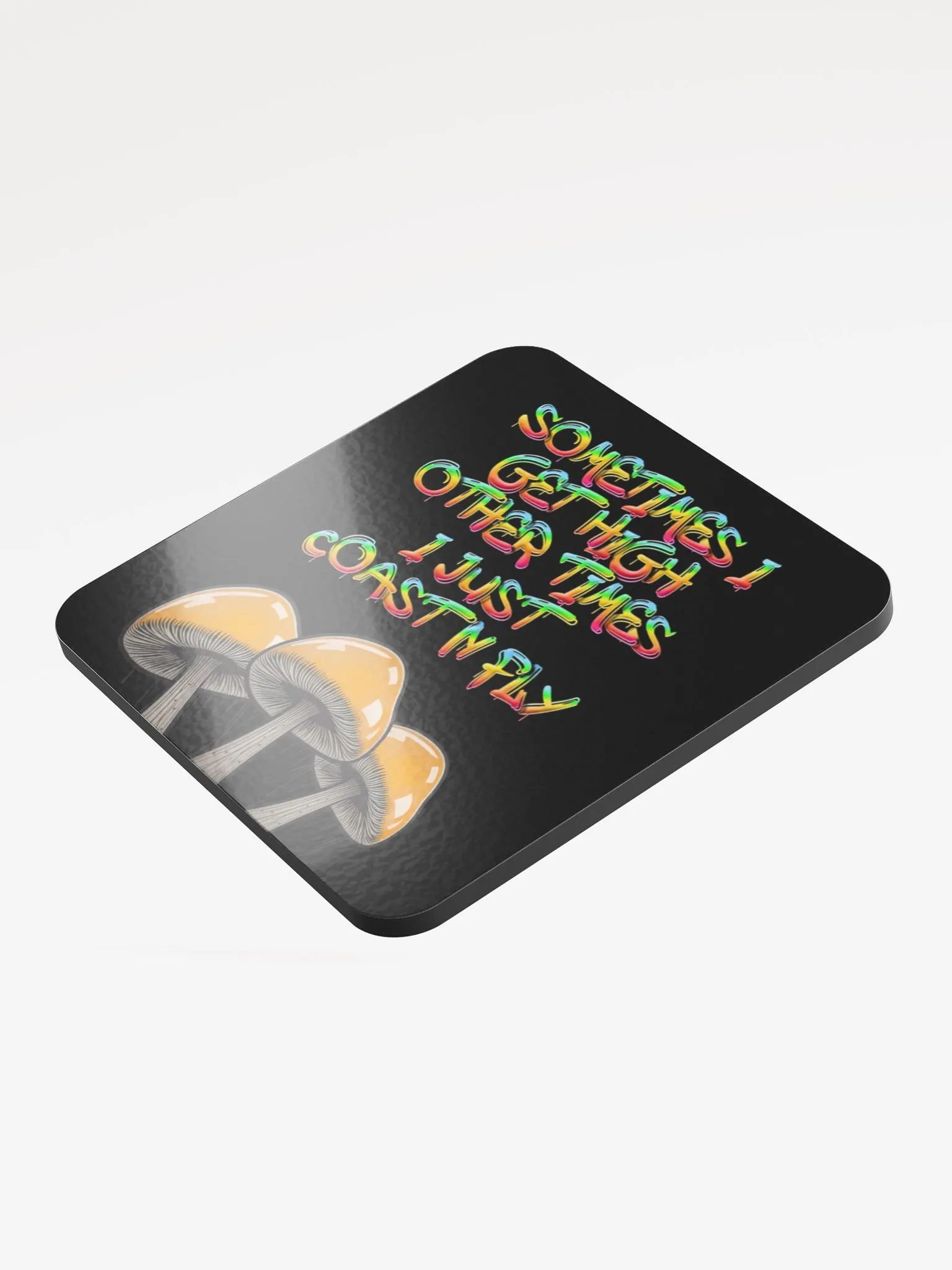Trippy mushroom VIBES Coaster product image (3)