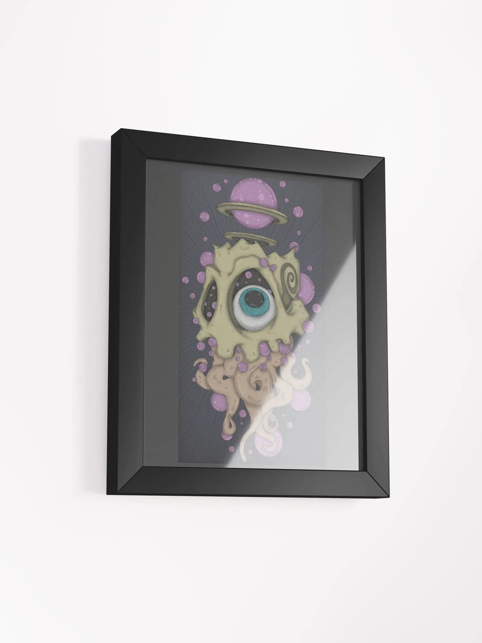 FRAMED - Bubble Skull Squid product image (2)