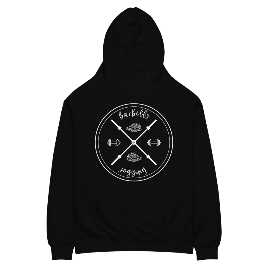 Barbells & Jogging X Emblem Unisex Hoodie product image (2)