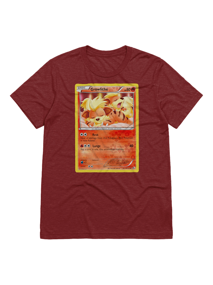 Growlithe TCg T-shirt product image (1)