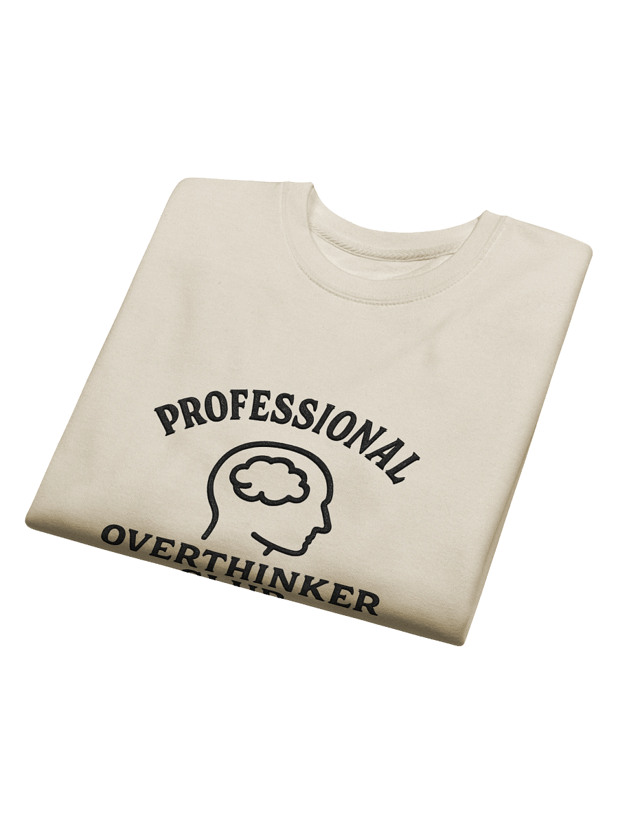 Professional Overthinker Club Emblem Sweatshirt product image (10)