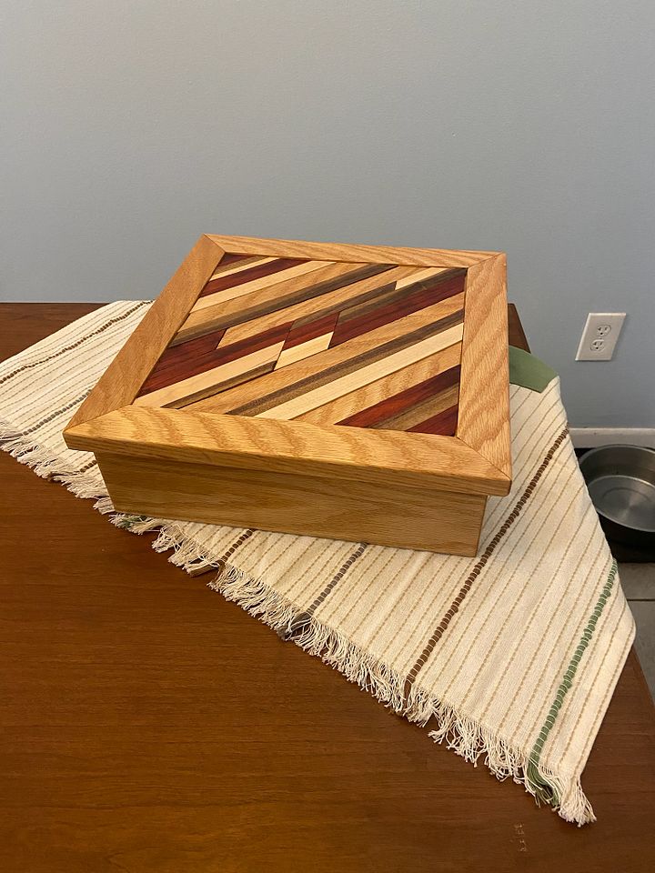 Red Oak Stash Box product image (2)
