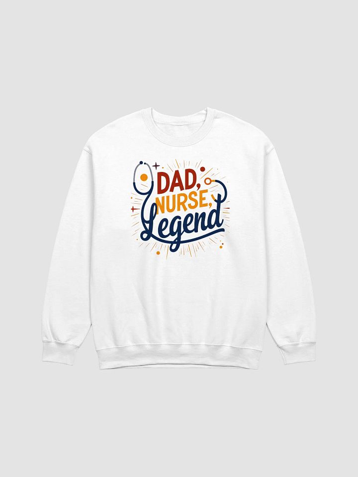 Legend Nurse Dad Crewneck Sweatshirt product image (6)