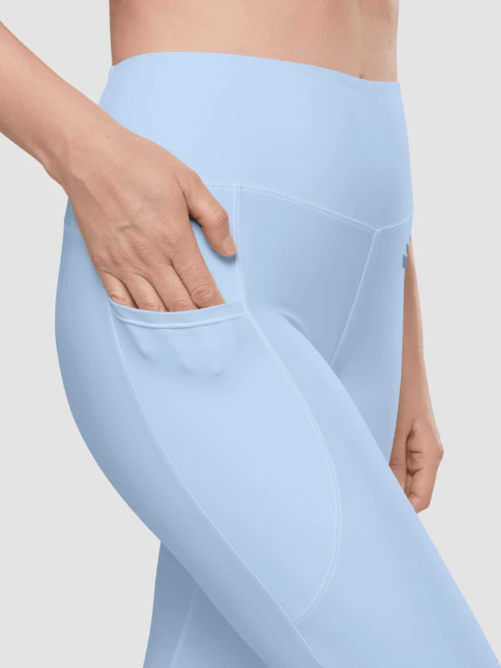 Leggings with Pockets - Light Blue product image (1)