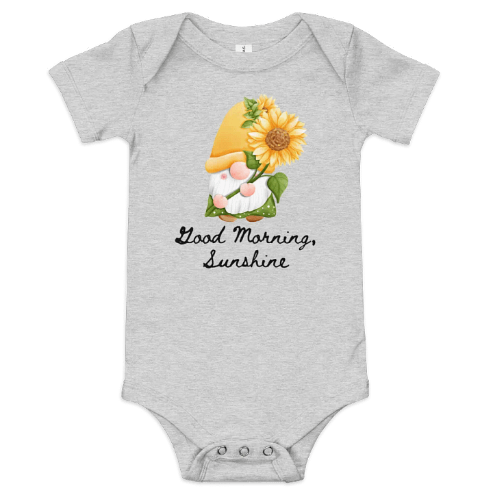 Good Morning, Sunshine Gnome Baby Bodysuit product image (1)