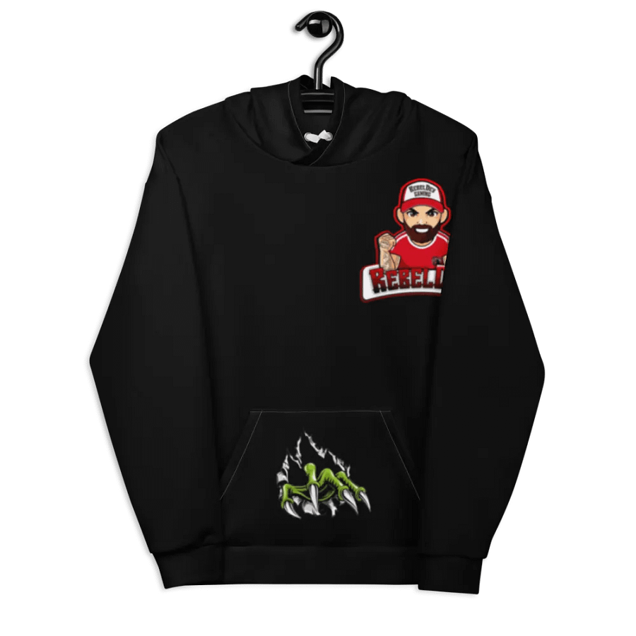 RebelDev black hoodie product image (6)