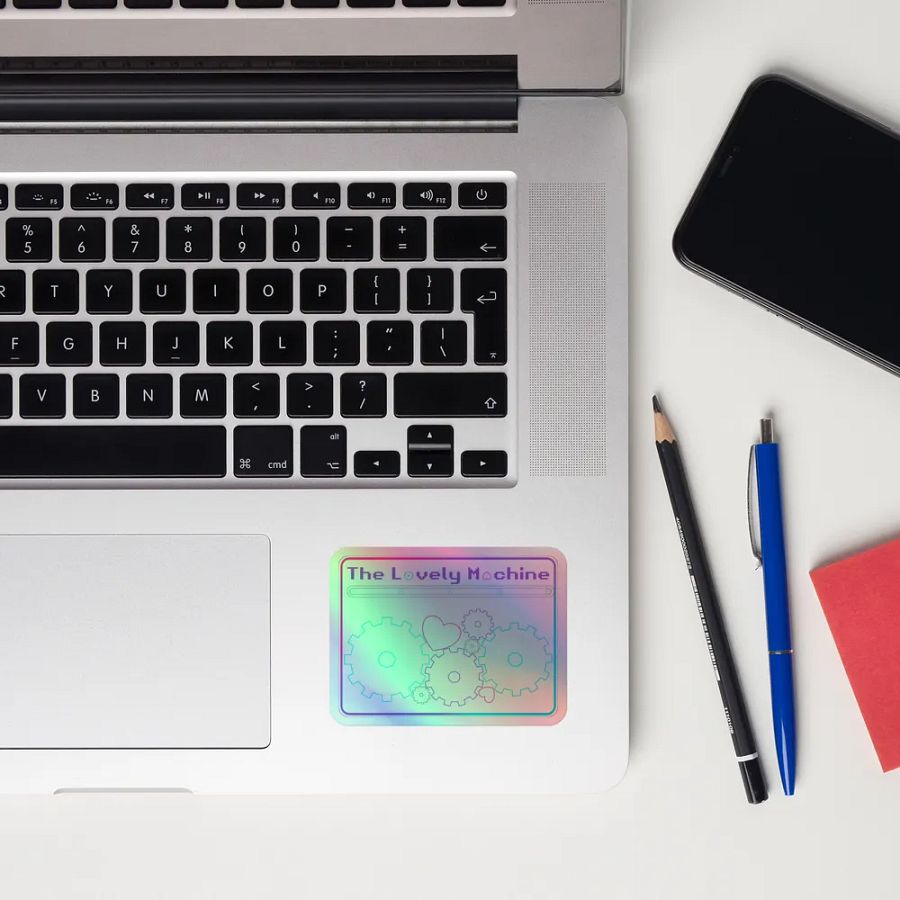 The Lovely Machine Holographic Sticker product image (12)