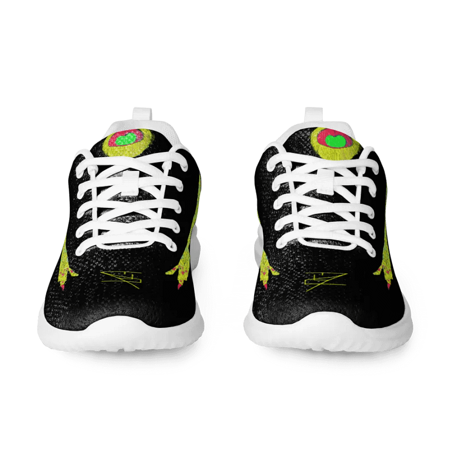 Black with Yellow Peacock Shoe product image (7)
