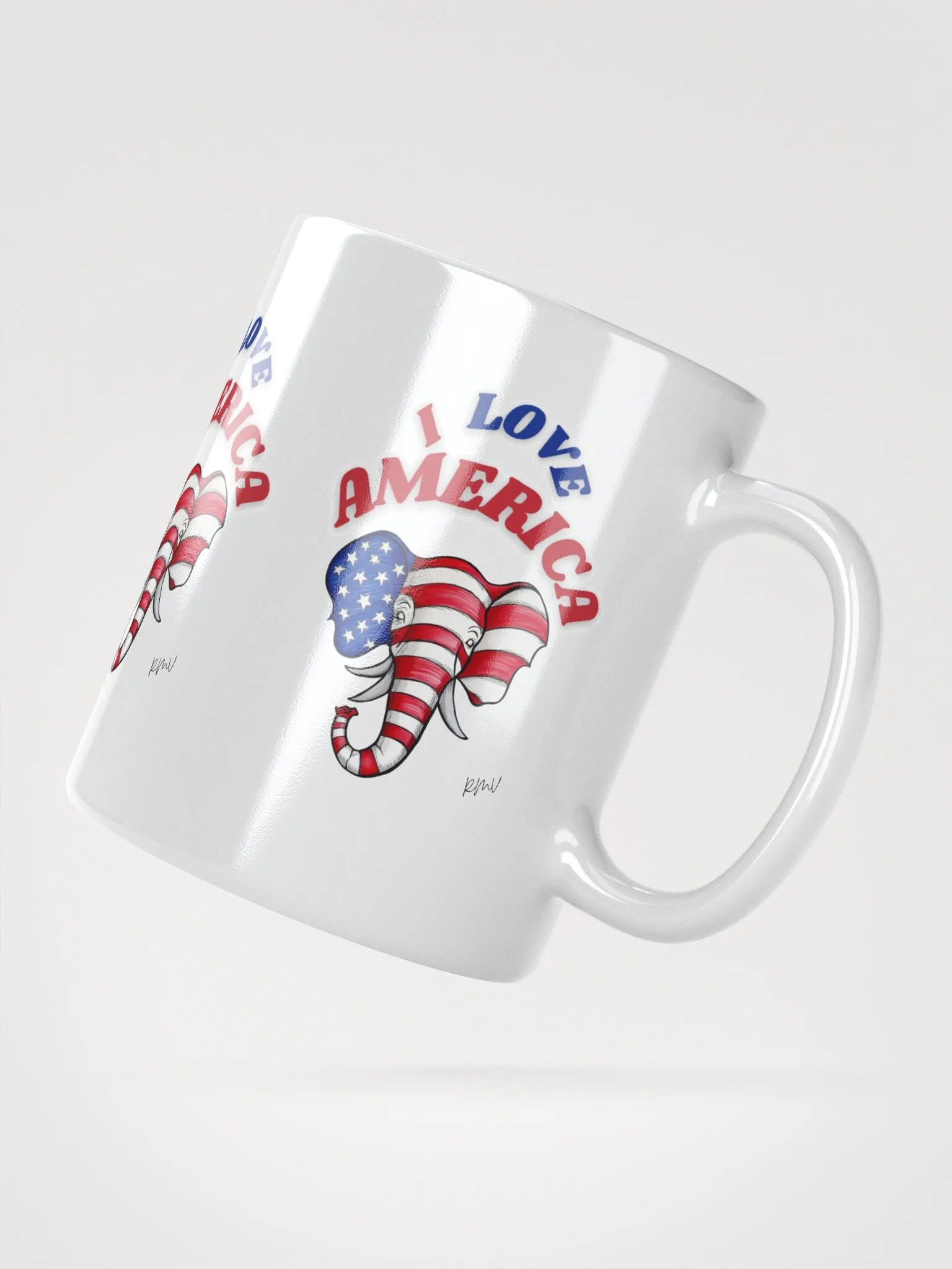White Glossy Mug product image (2)