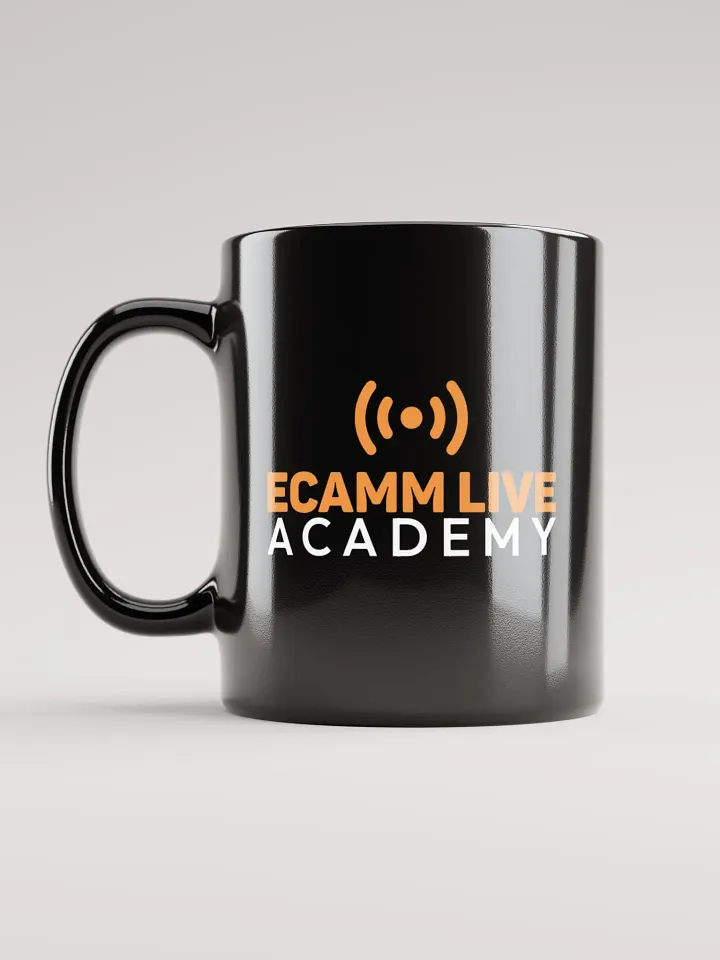 Ecamm Live Academy Black Gloss Mug product image (1)