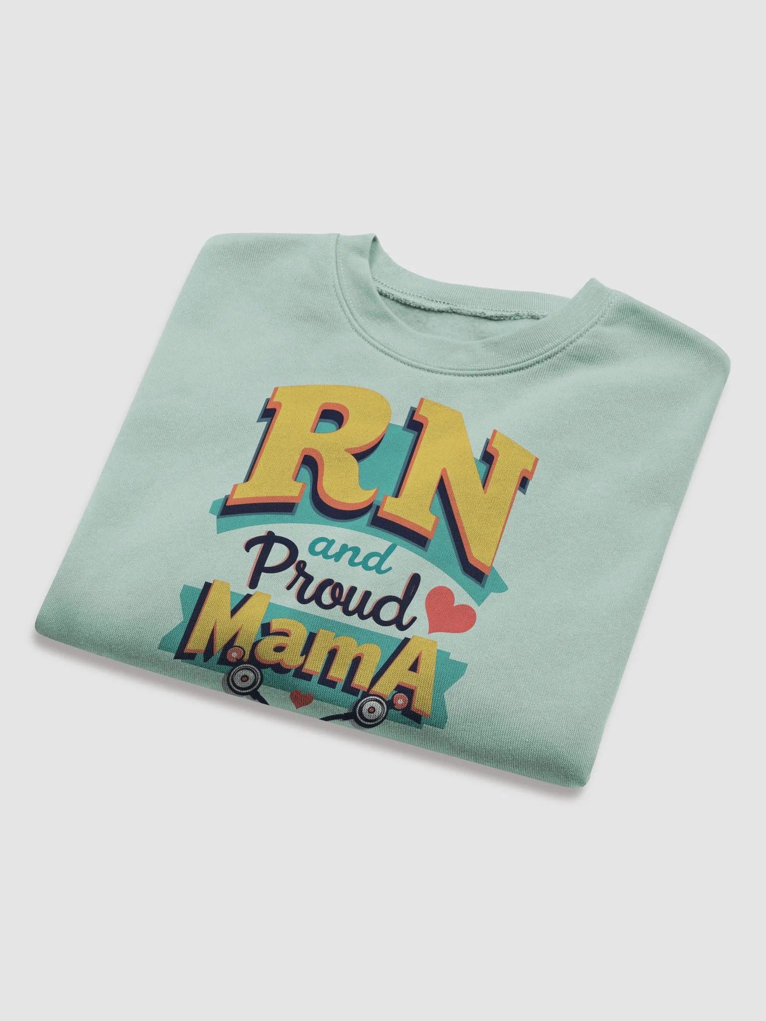 Proud Mama RN Fleece Crop Sweatshirt product image (16)