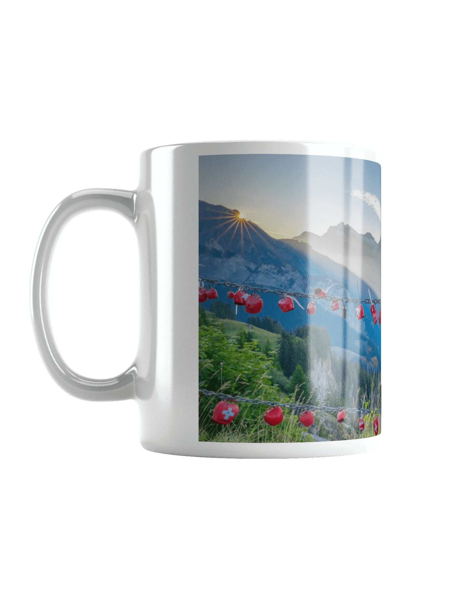 Cow with cowbell hearts Schynige Platte product image (3)