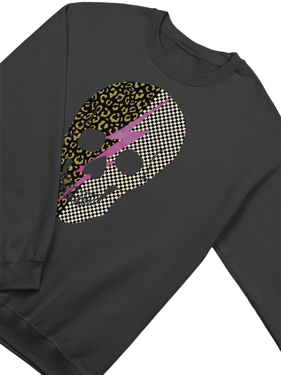 Leopard vs. Checker Skull Sweatshirt product image (26)