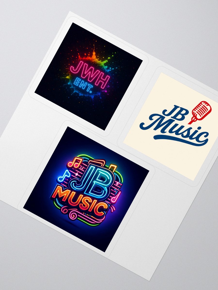 Neon Music Logo Sticker Pack product image (4)