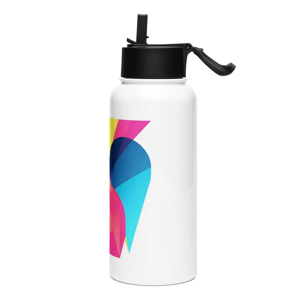Electric Dynamics Stainless Steel Water Bottle with a Straw Lid product image (3)