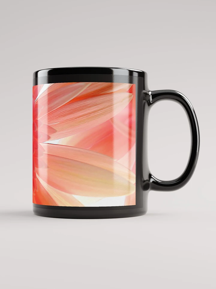 Ethereal Pink Daisy Black Coffee Mug product image (2)