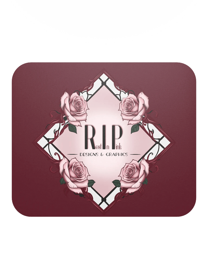 RIP Full Logo Mouse Pad - Red product image (2)