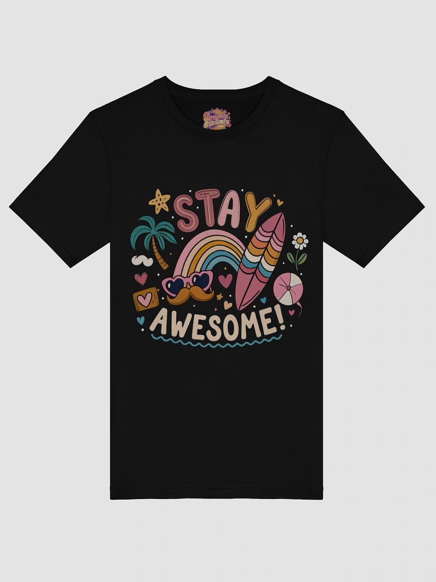 Stay Awesome! Groovy T-Shirt product image (4)