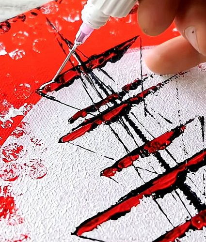 Easy Ship Painting - Masking Tape & Palette knife #artforbeginners #easyarttutorial #acrylicart

Unlock the beauty of the oce...