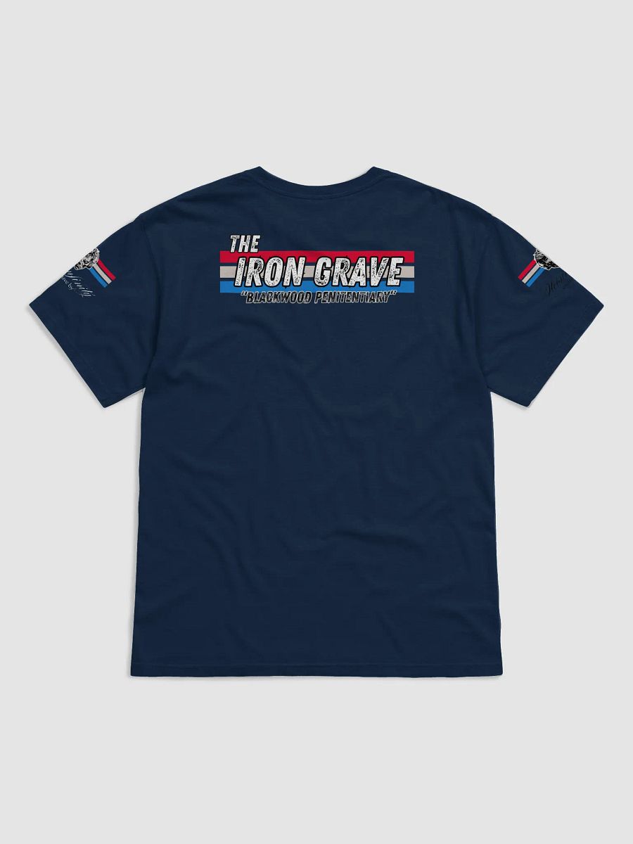 The Iron Grave - Blackwood Penitentiary - Post - White Logo T-Shirt product image (24)