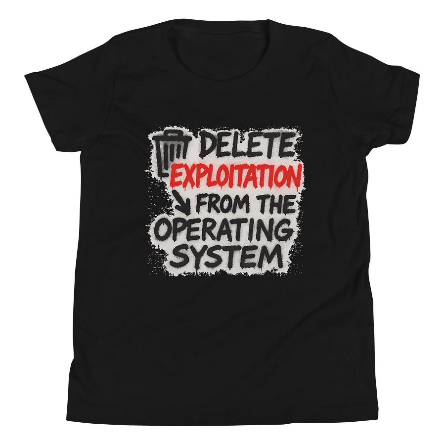 Delete Exploitation Youth T-Shirt product image (4)