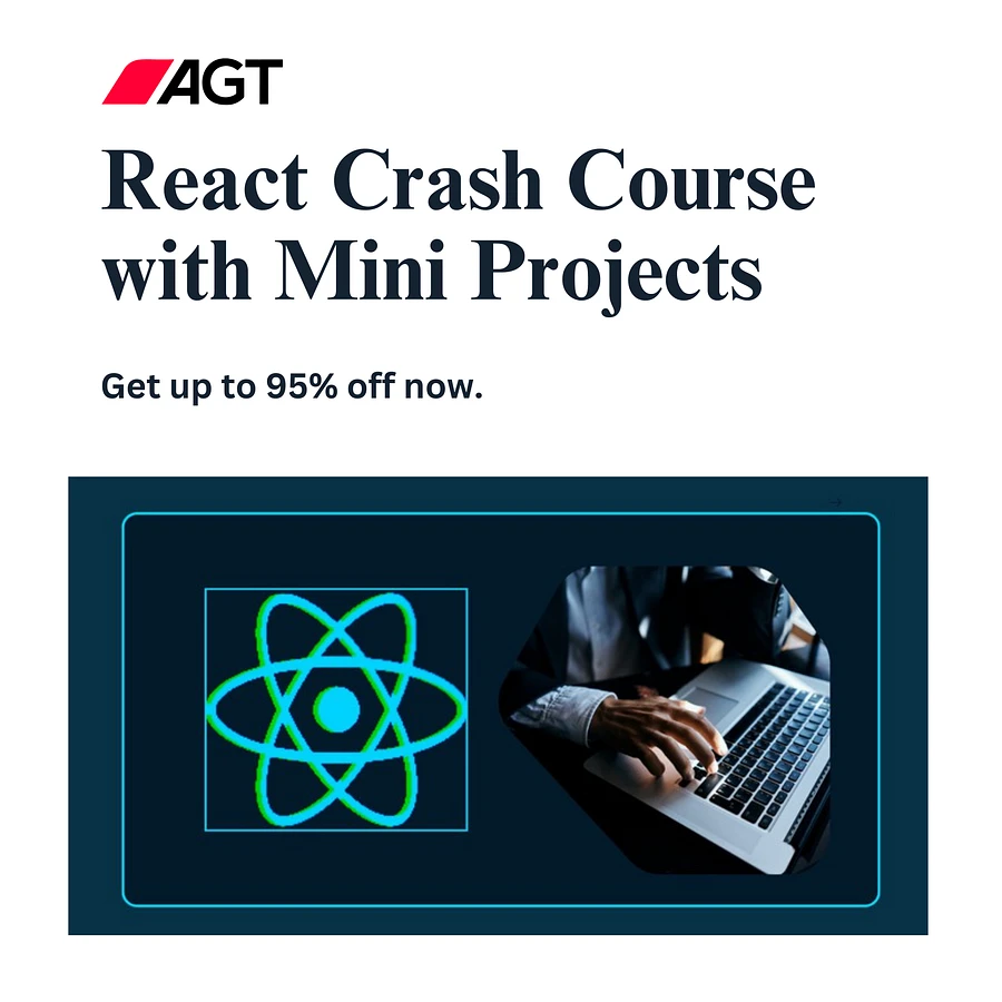 Mastering React: React Crash Course with Mini Projects product image (1)