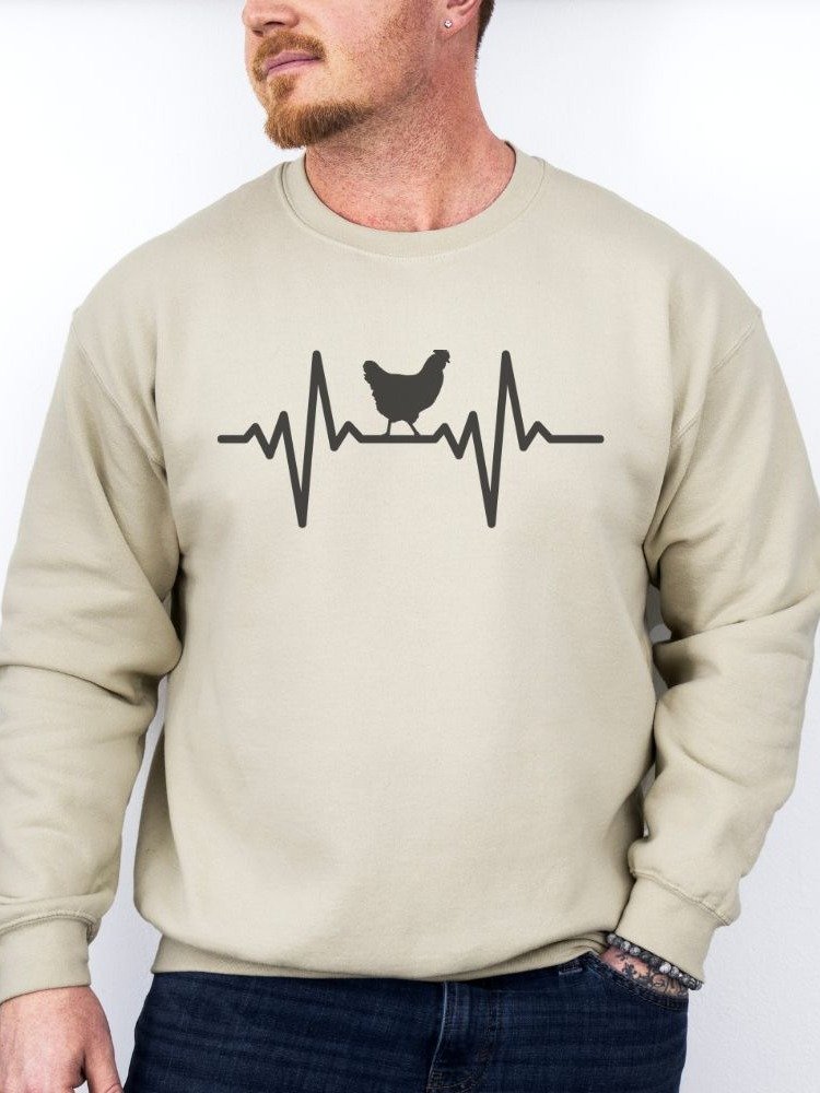 Chicken Heartbeat Sweatshirt product image (29)