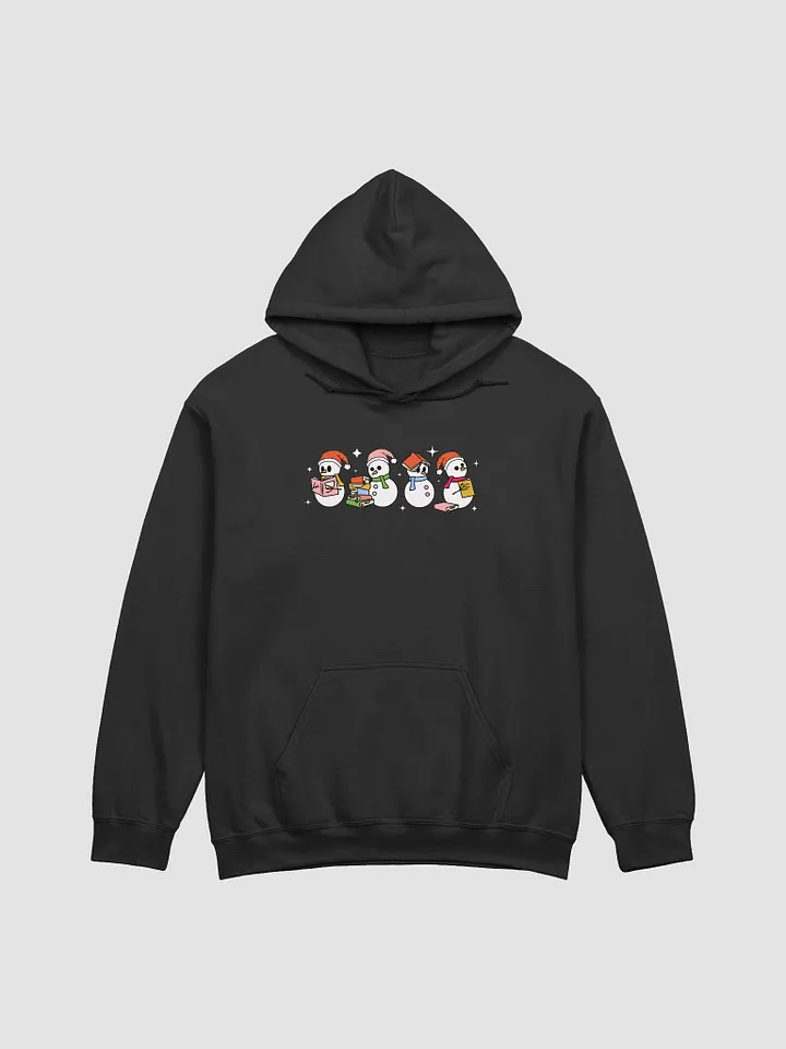 Christmas Bookish Snowman Hoodie 3555 product image (3)
