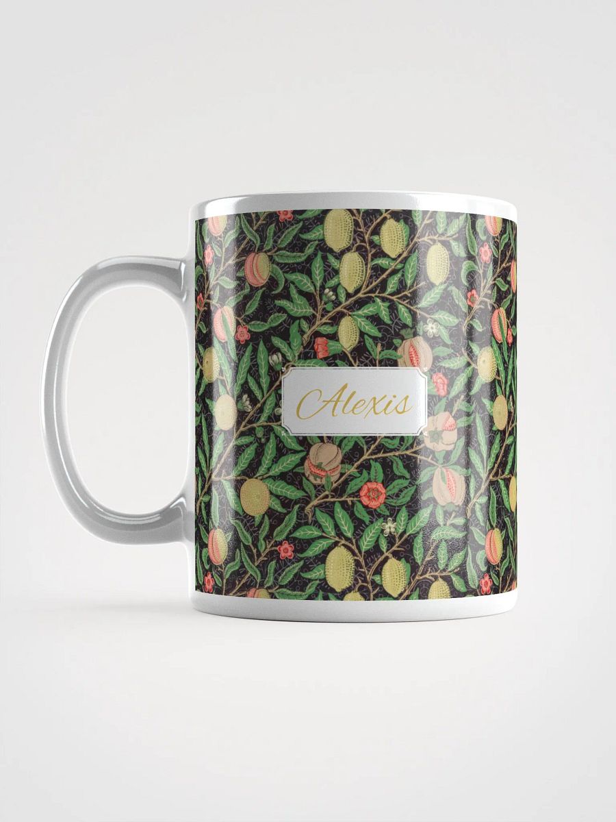 Personalized Fruit Pattern White Glossy Mug product image (6)