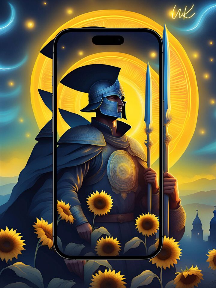 UK "Legend of the Nation" Unique iPhone Wallpapers Inspired by Ukrainian History product image (1)