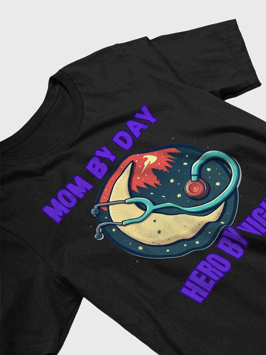 mom by day, Moonlit Hero Nurse T-Shirt product image (24)