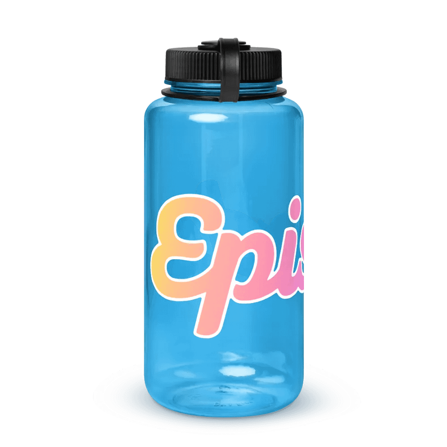 Episode Wide Mouth Plastic Water Bottle With Gradient Logo product image (4)