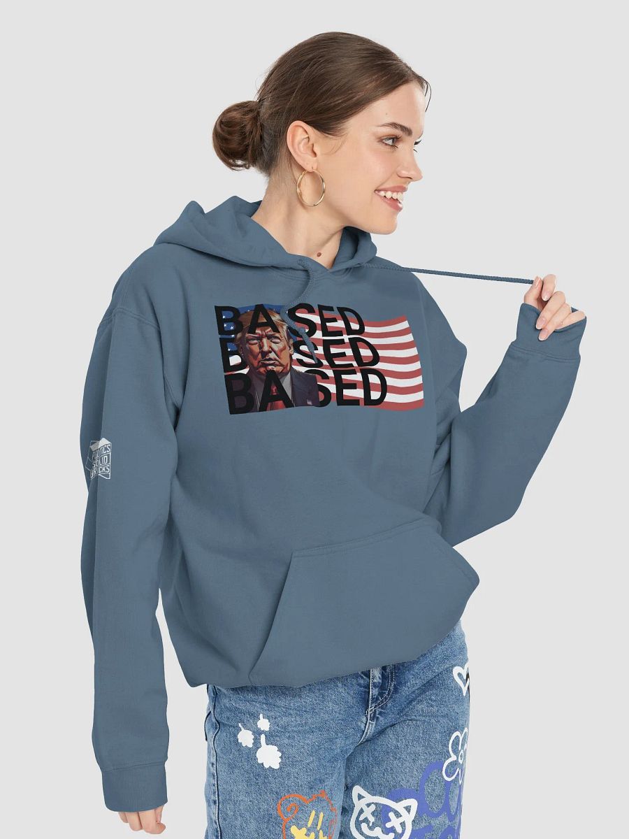 BASED American Flag Mugshot + Bold Letters ~Sweater 2~ product image (7)