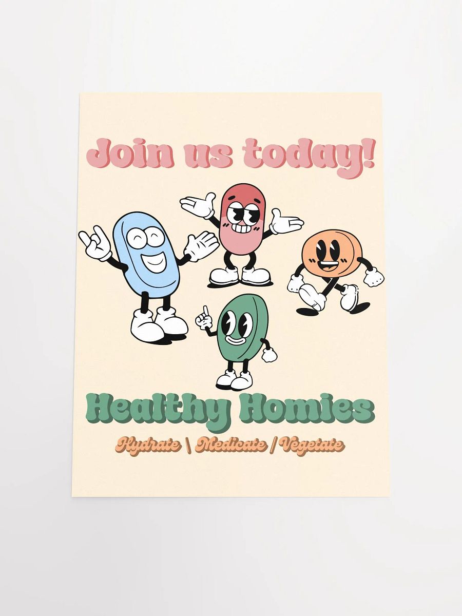 Healthy Homies Poster product image (4)
