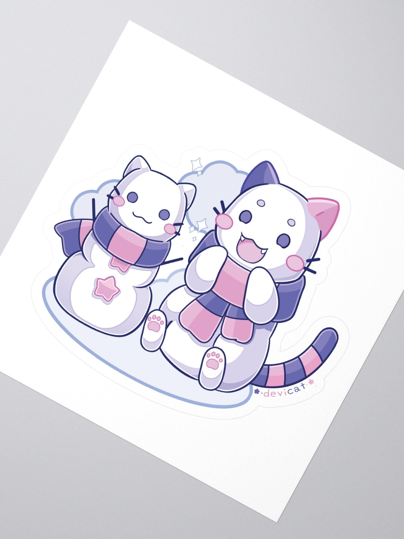 Sticker • CandiCat & SnowCat • 2024 product image (2)